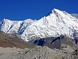 02 Cho Oyu CLose Up From Nguzumpa Glacier Crossing Cho Oyu (8201m) close up from crossing the Nguzumpa Glacier on the way from Gokyo to Cho La.